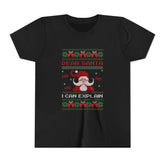 Santa I Can Explain | Ugly Christmas Youth Tee