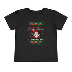 Santa I Can Explain | Ugly Christmas Toddler Tee