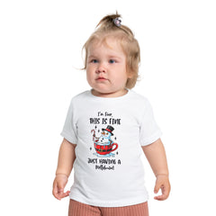 Snowman Meltdown Baby Tee