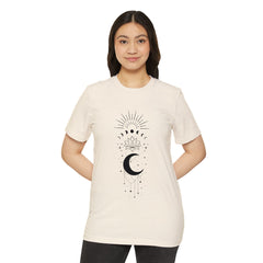 Geo Lotus: Unisex Recycled Organic Tee