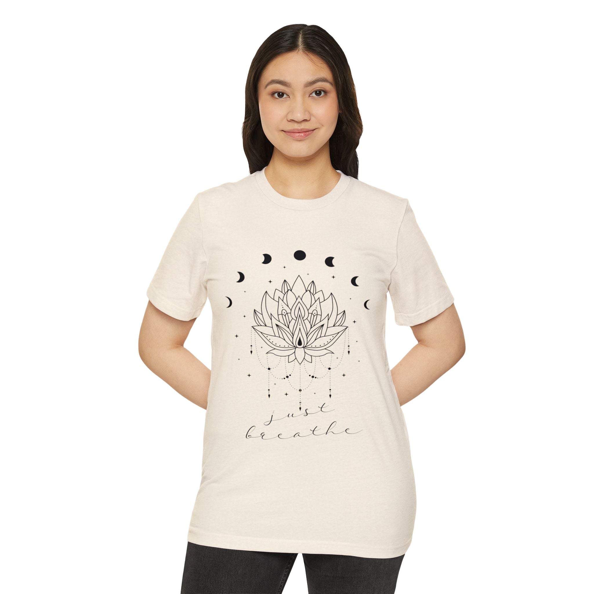 Just Breathe: Unisex Recycled Organic Tee