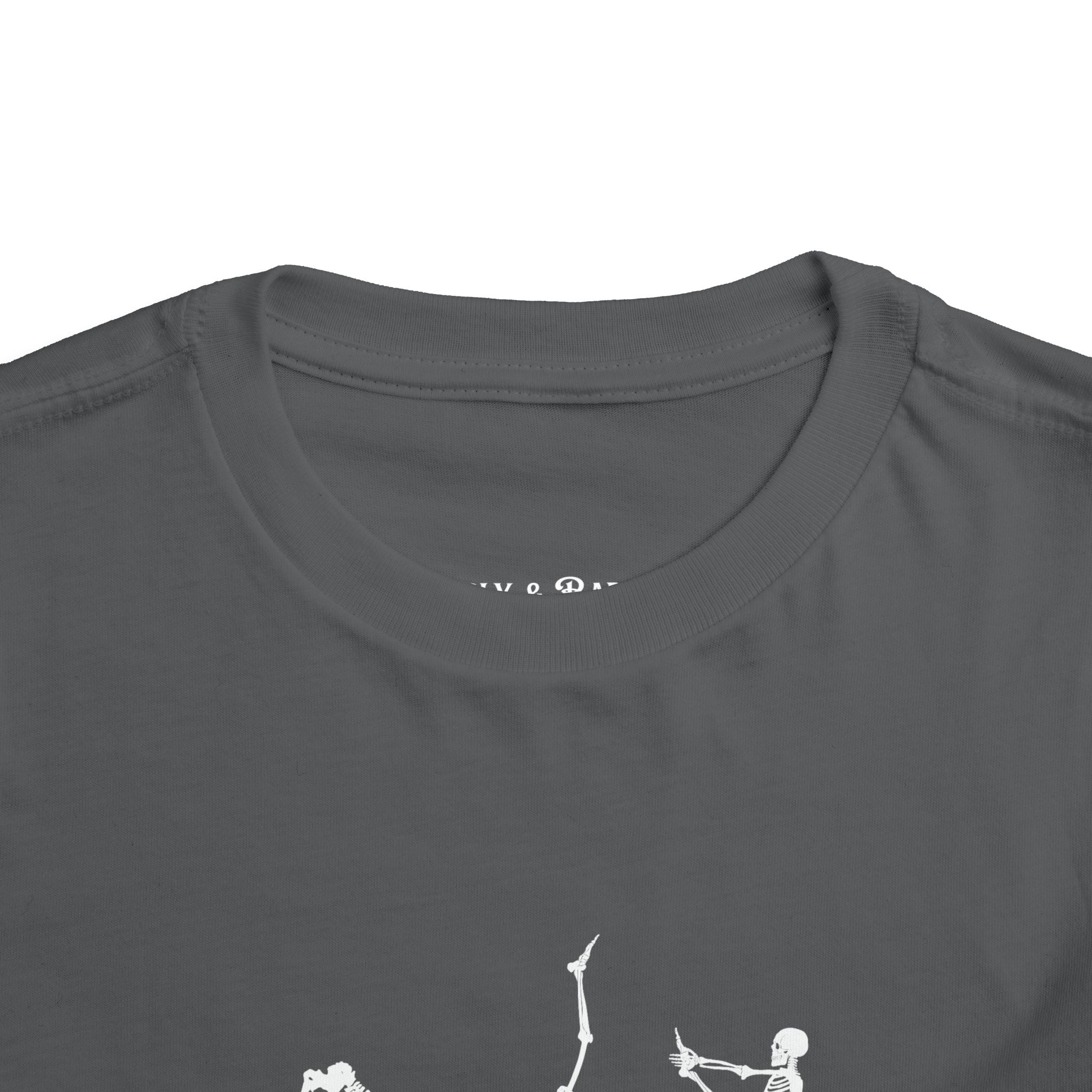 Unisex Skeleton Yoga Toddler Tee
