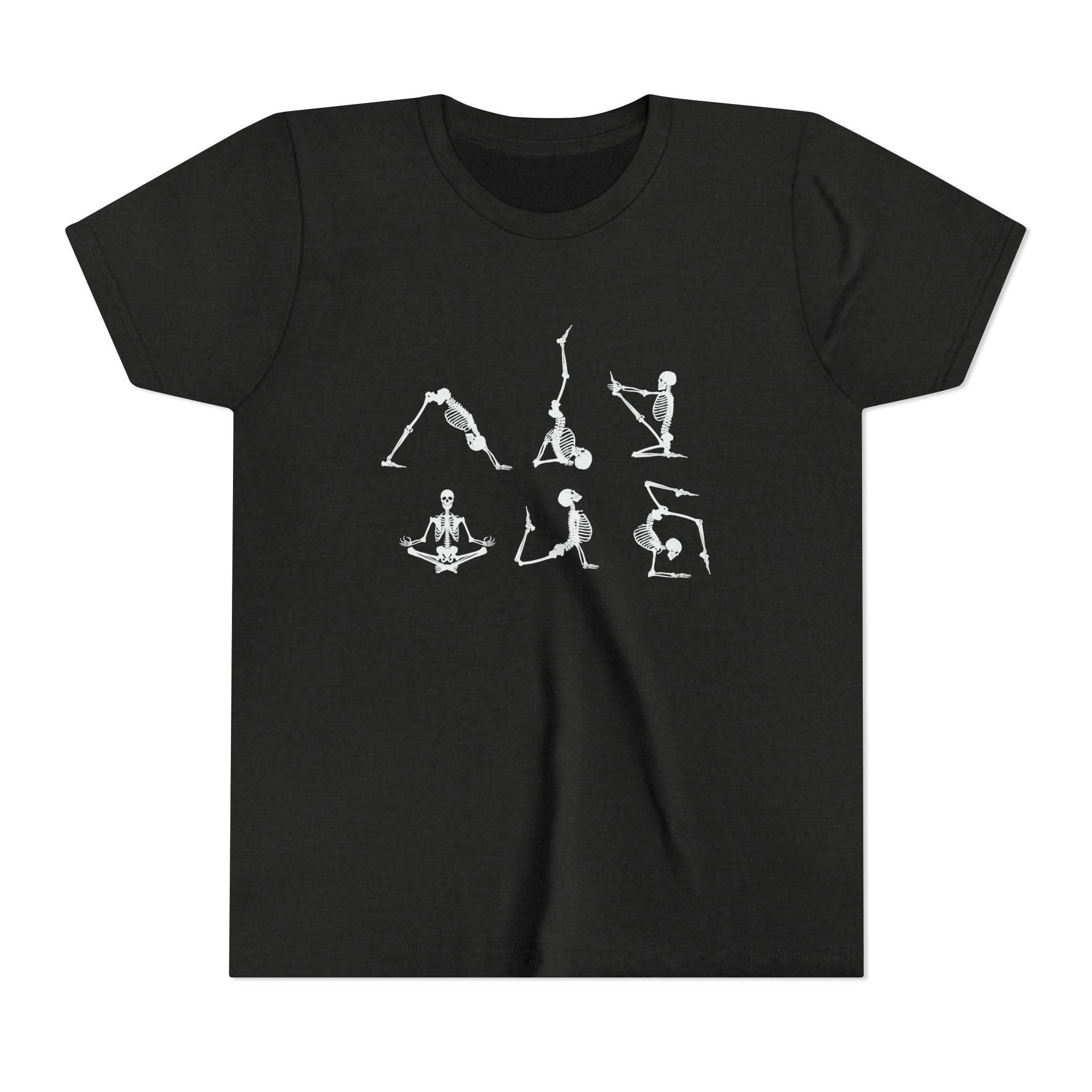 Unisex Skeleton Yoga Youth Tee