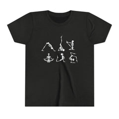 Unisex Skeleton Yoga Youth Tee