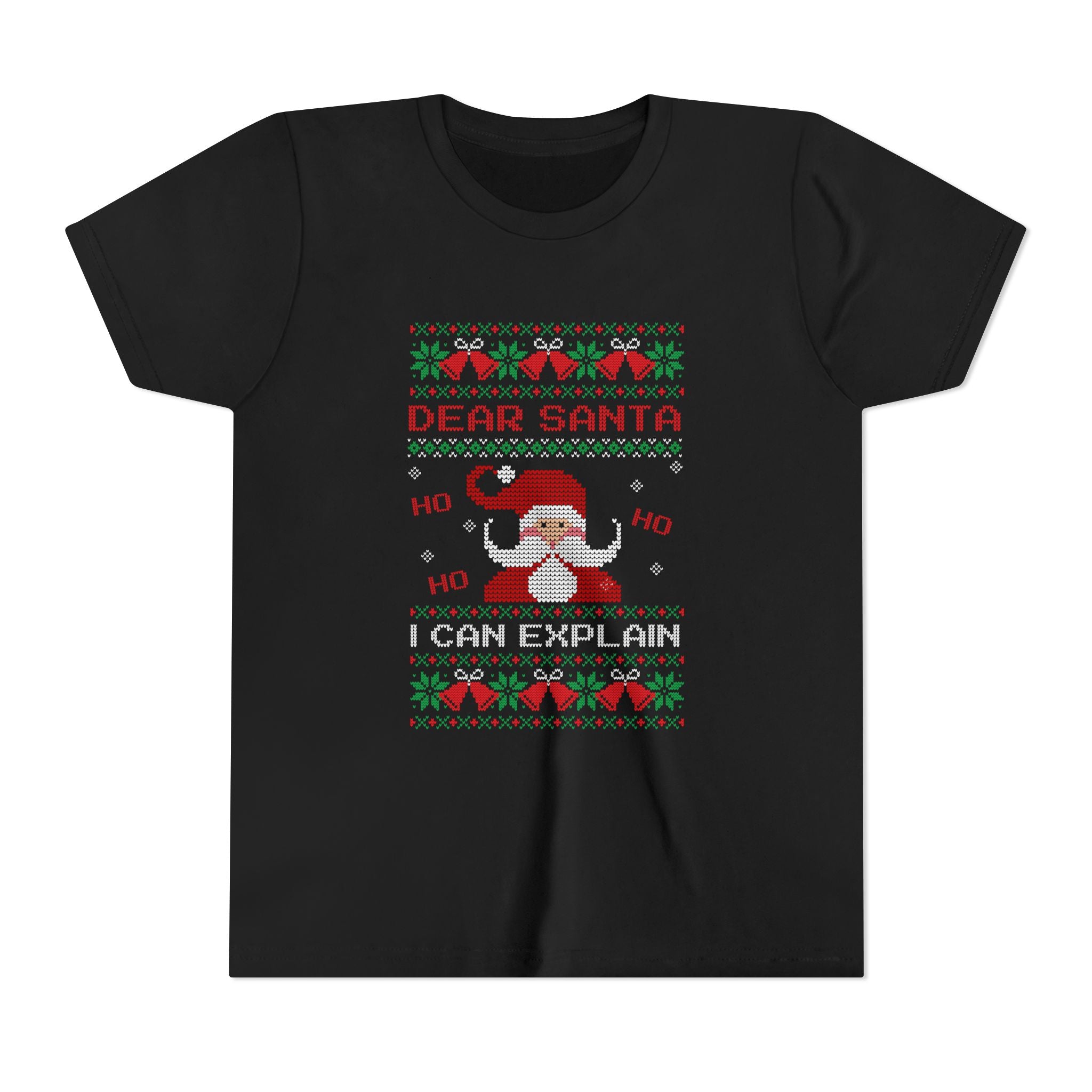 Santa I Can Explain | Ugly Christmas Youth Tee
