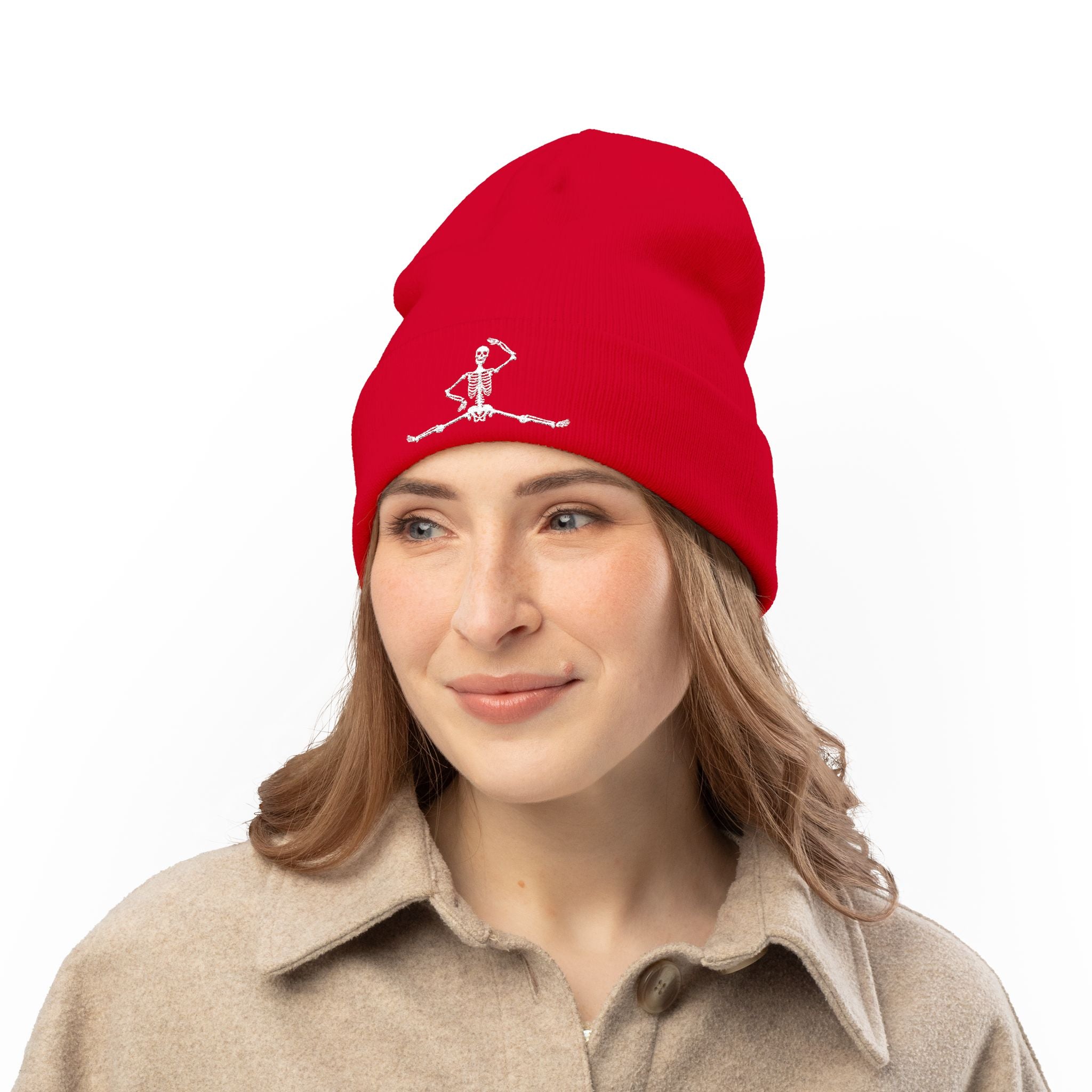 Spooky Skeleton Knit Beanie