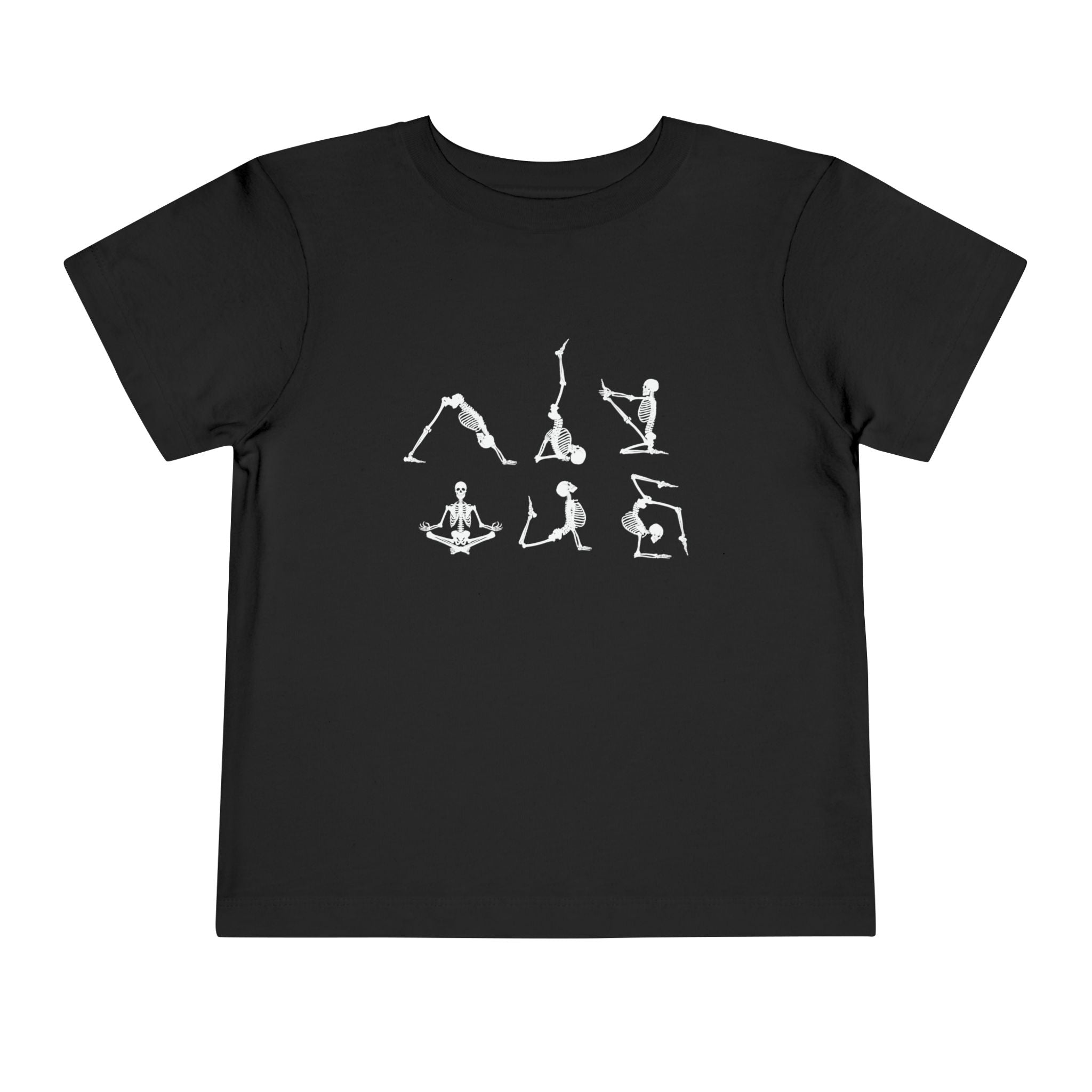 Unisex Skeleton Yoga Toddler Tee