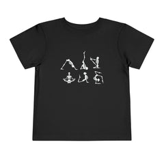 Unisex Skeleton Yoga Toddler Tee