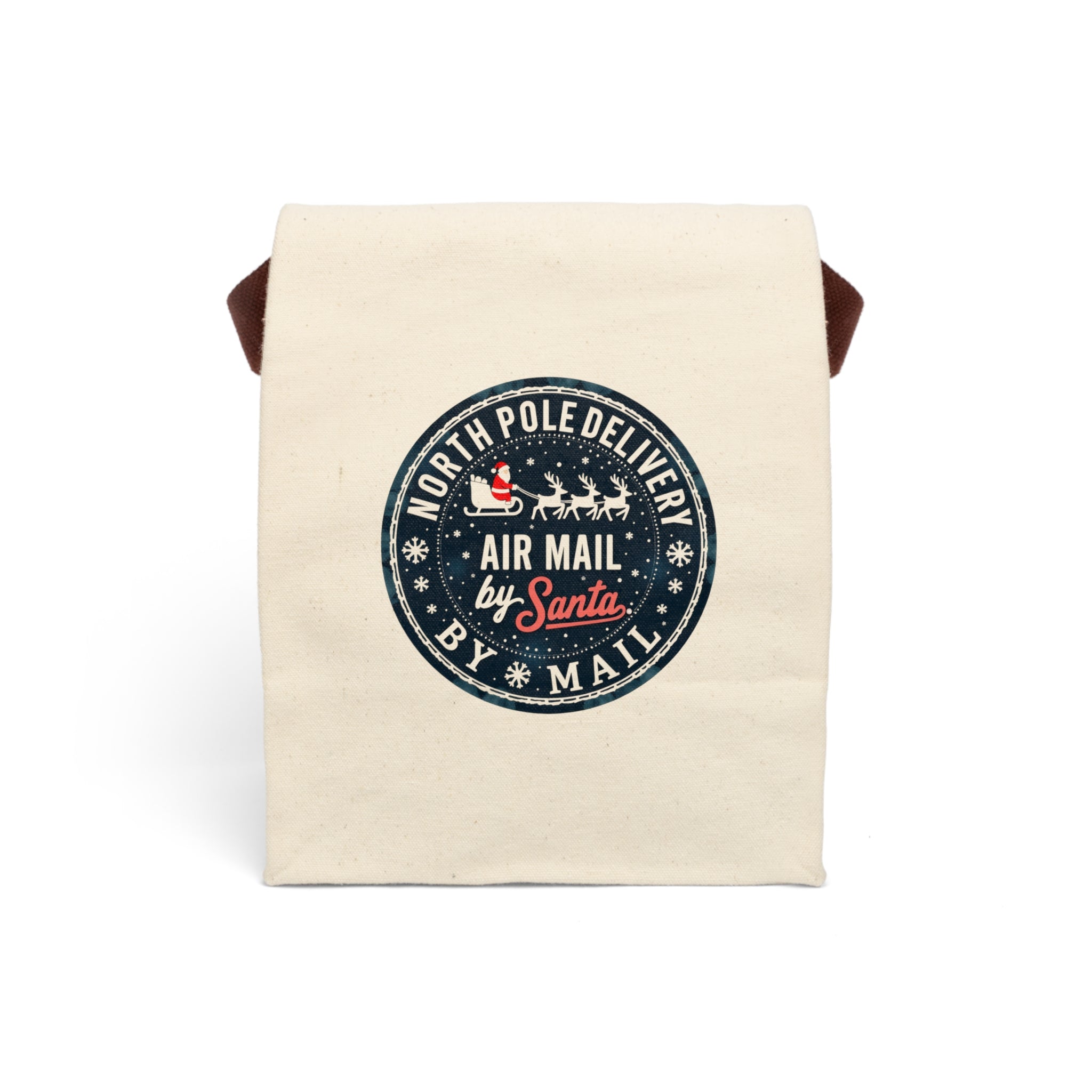 Canvas Lunch Bag With Strap - Gift Tote