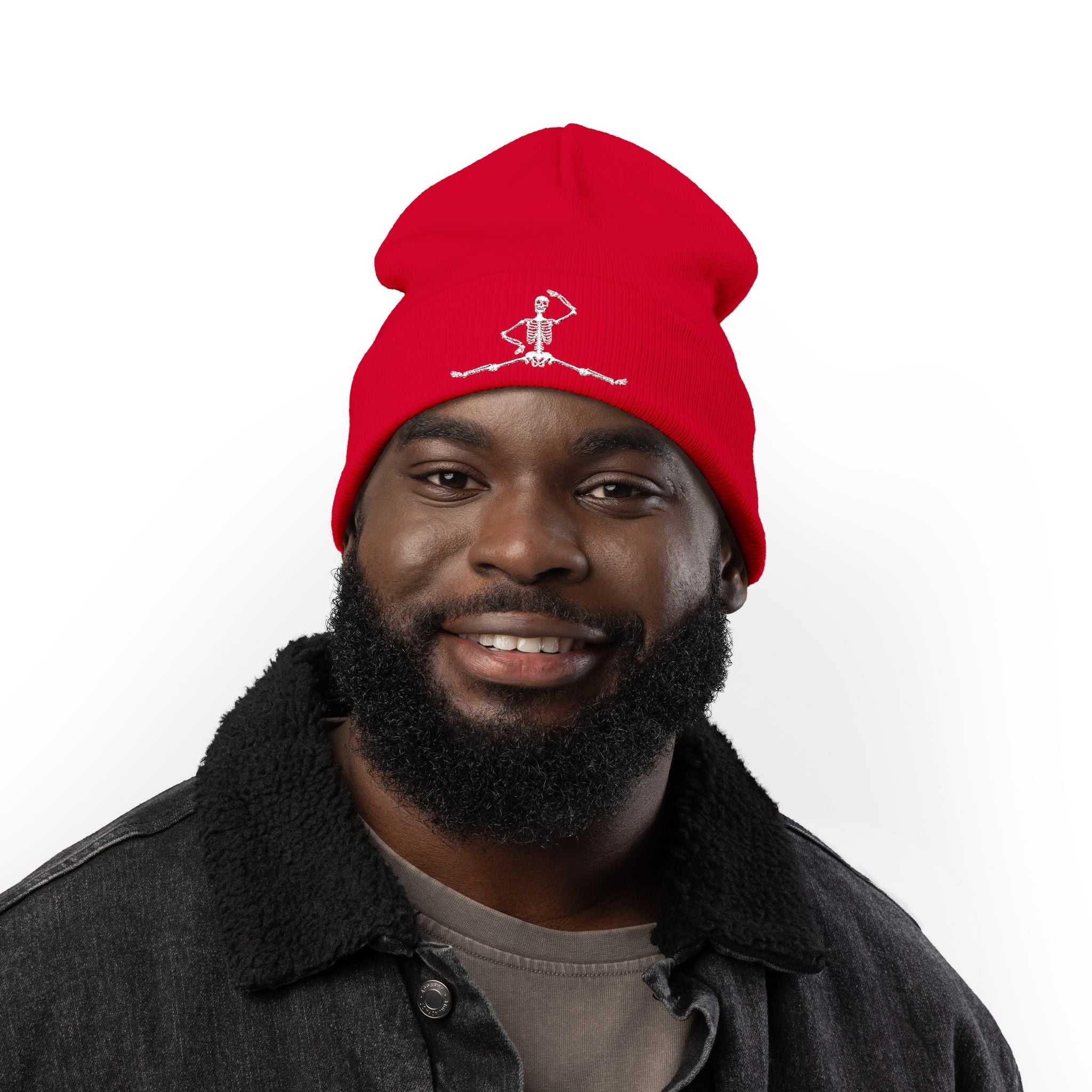 Spooky Skeleton Knit Beanie
