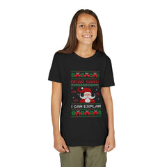 Santa I Can Explain | Ugly Christmas Youth Tee