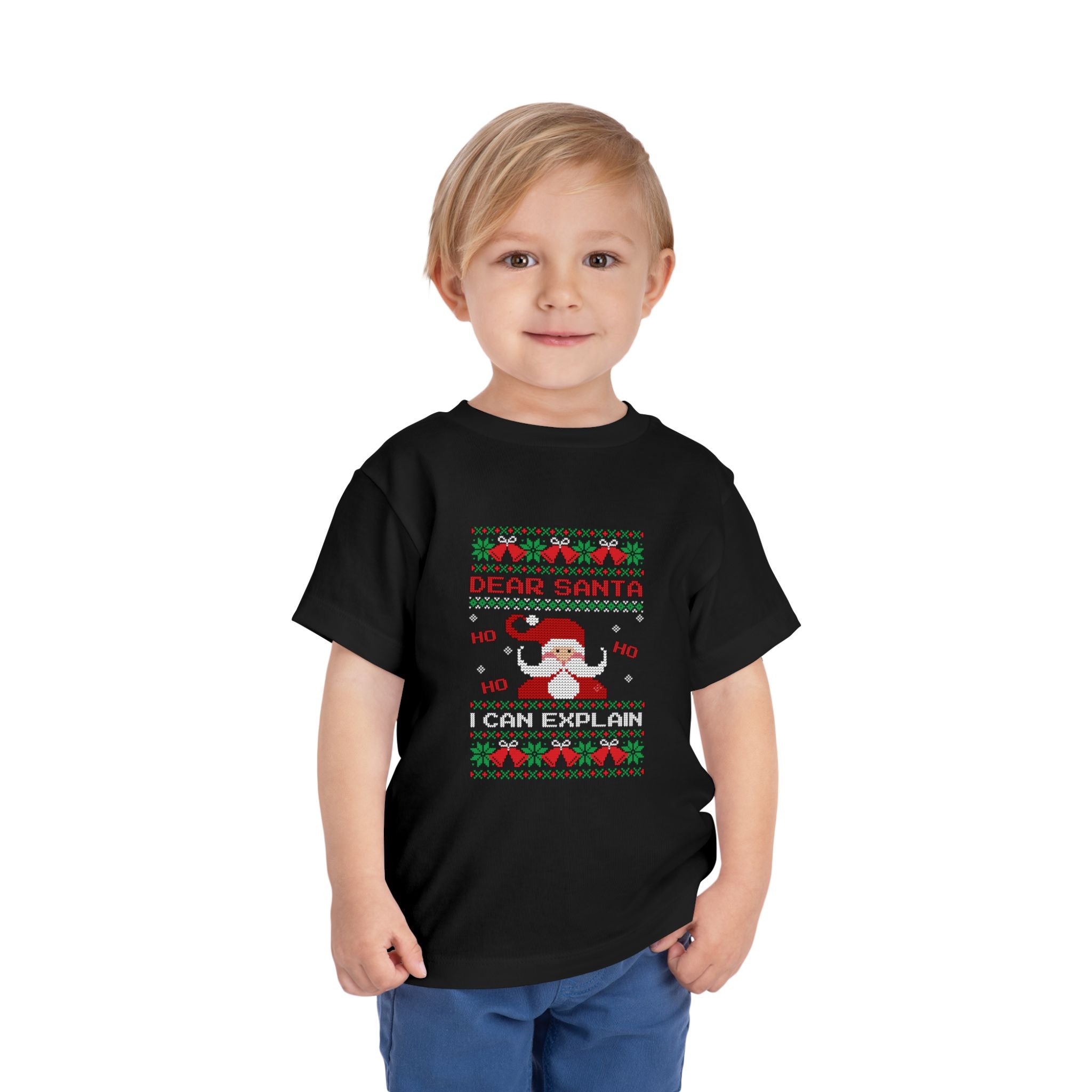 Santa I Can Explain | Ugly Christmas Toddler Tee