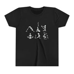 Unisex Skeleton Yoga Youth Tee