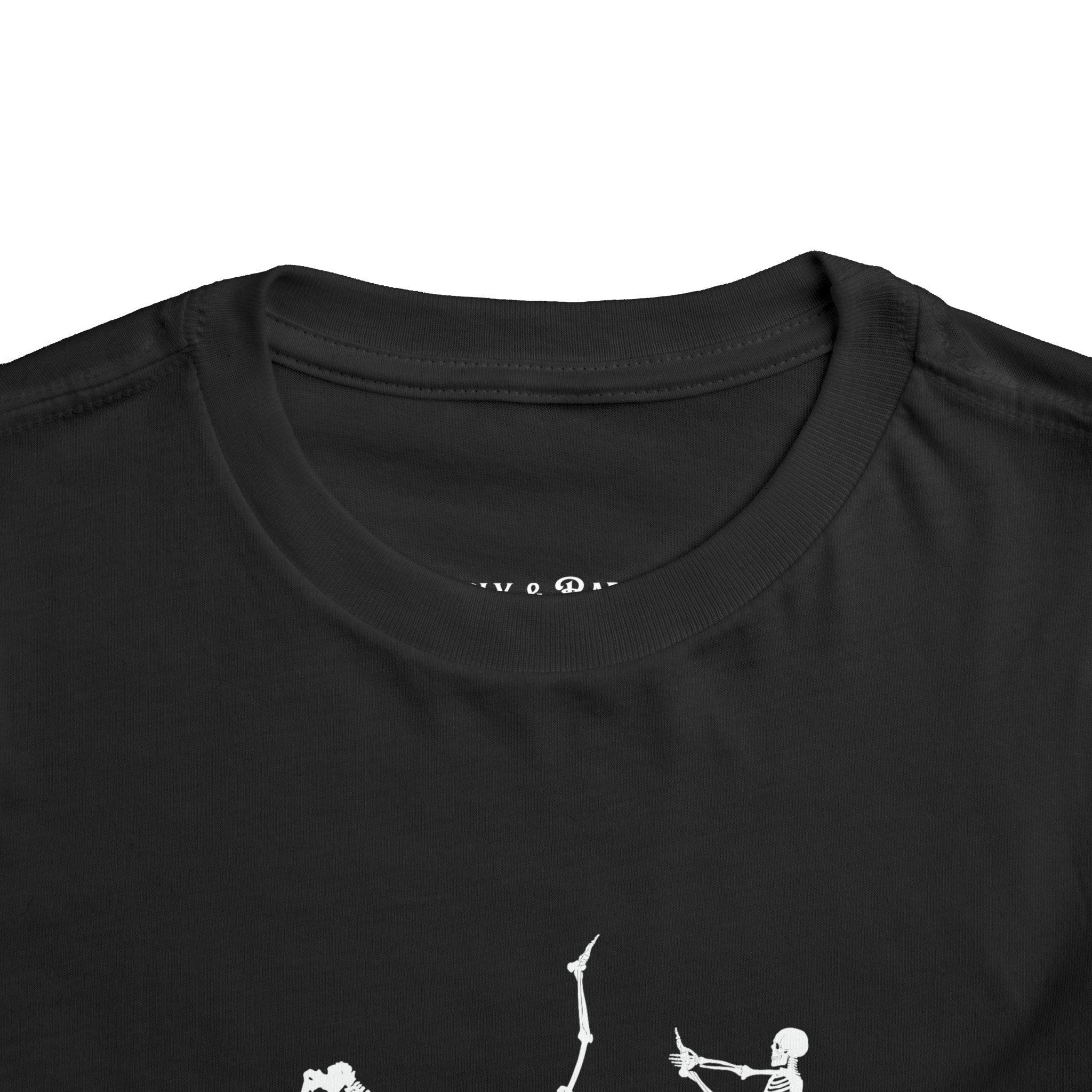 Unisex Skeleton Yoga Toddler Tee