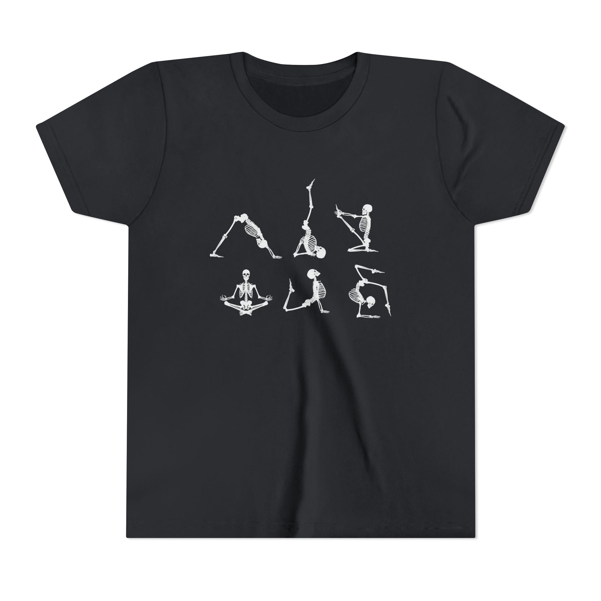 Unisex Skeleton Yoga Youth Tee