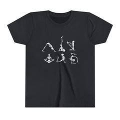 Unisex Skeleton Yoga Youth Tee