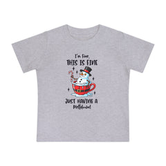 Snowman Meltdown Baby Tee