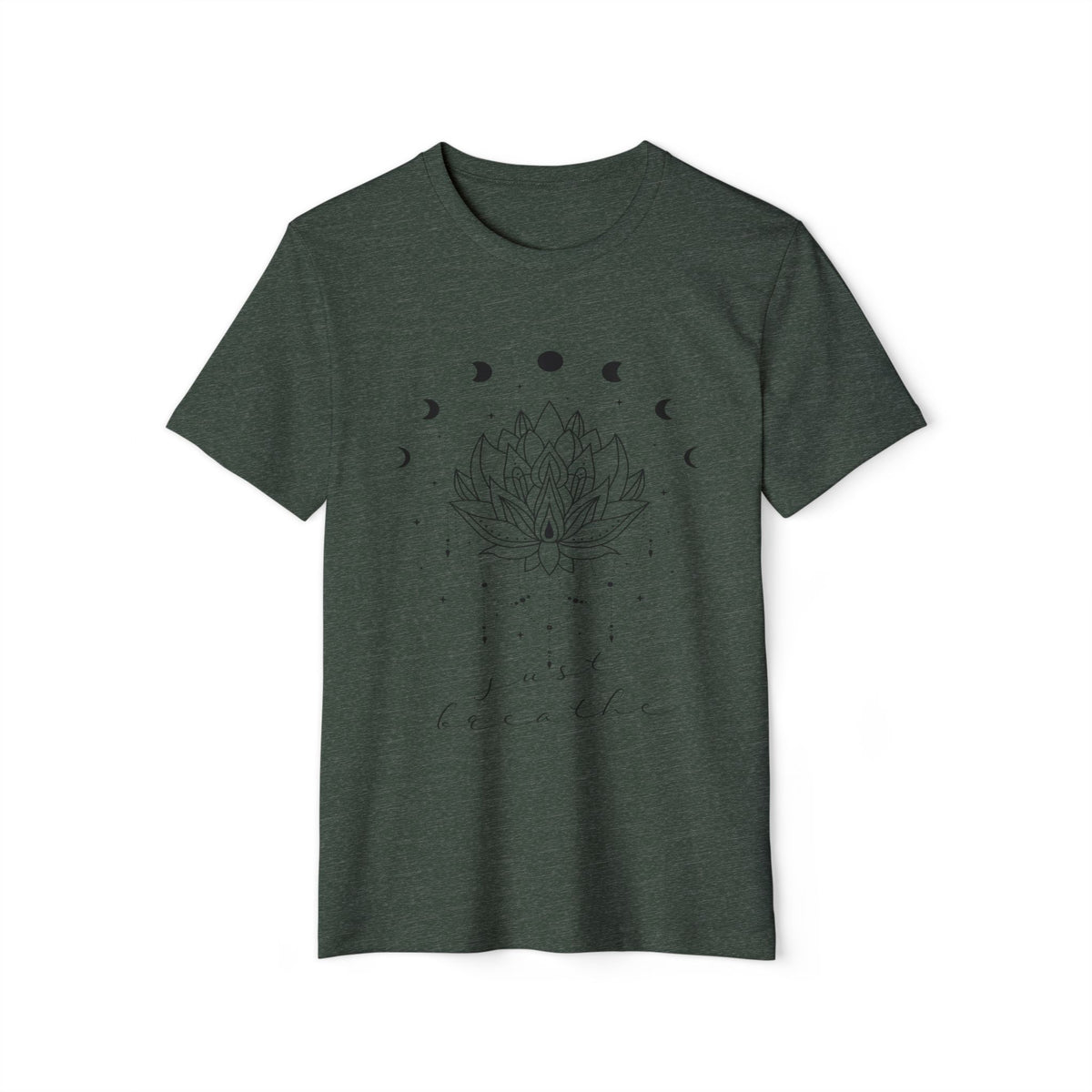 Just Breathe: Unisex Recycled Organic Tee