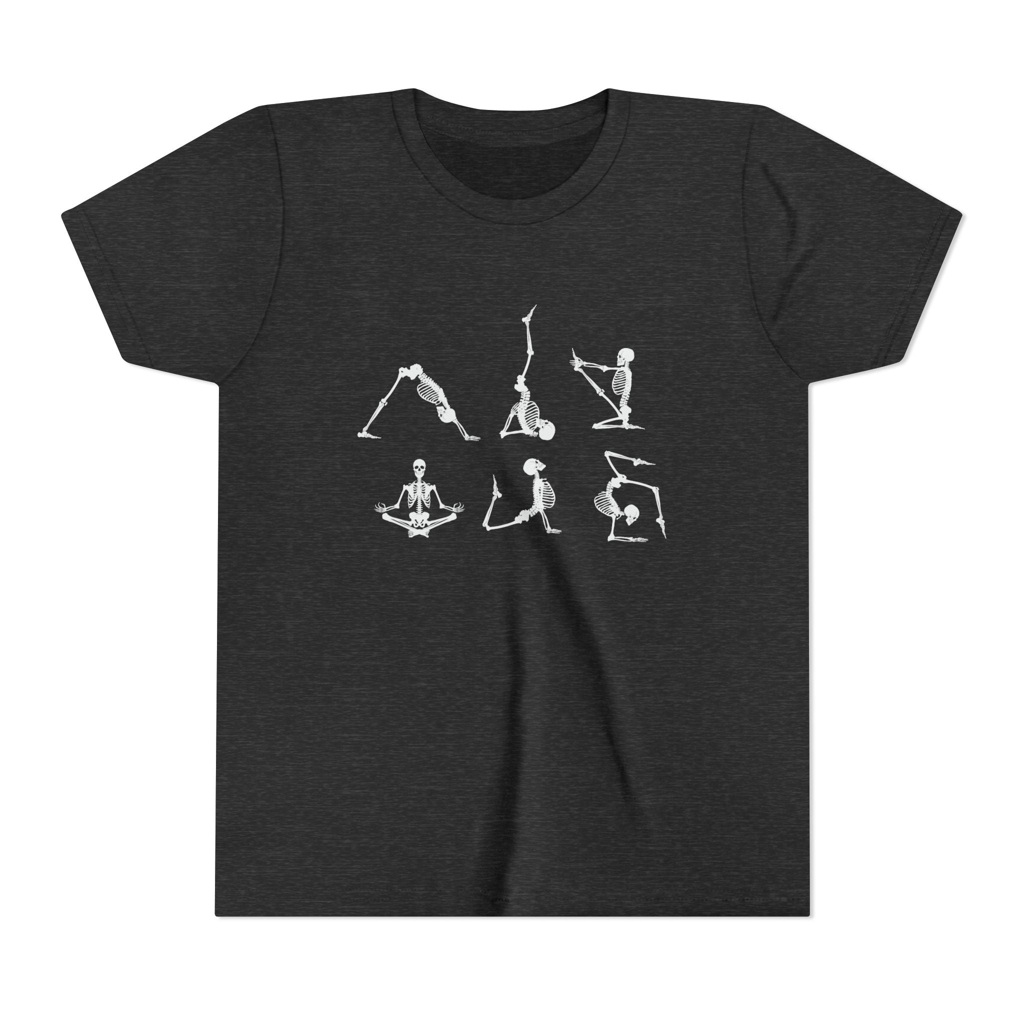 Unisex Skeleton Yoga Youth Tee
