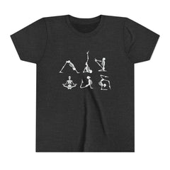 Unisex Skeleton Yoga Youth Tee