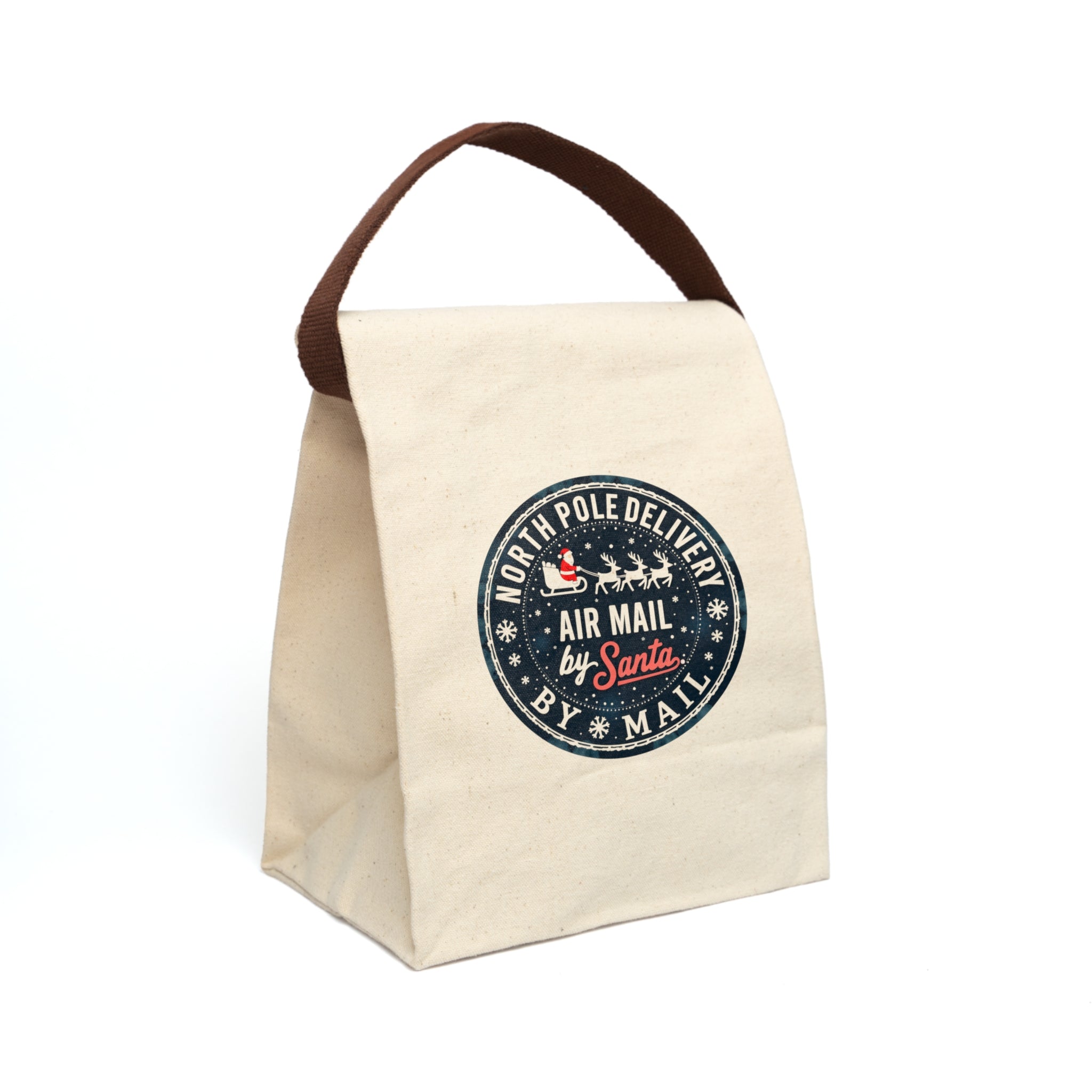 Canvas Lunch Bag With Strap - Gift Tote